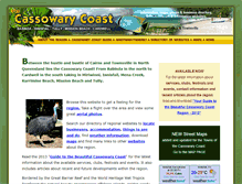 Tablet Screenshot of cassowarycoast.com.au